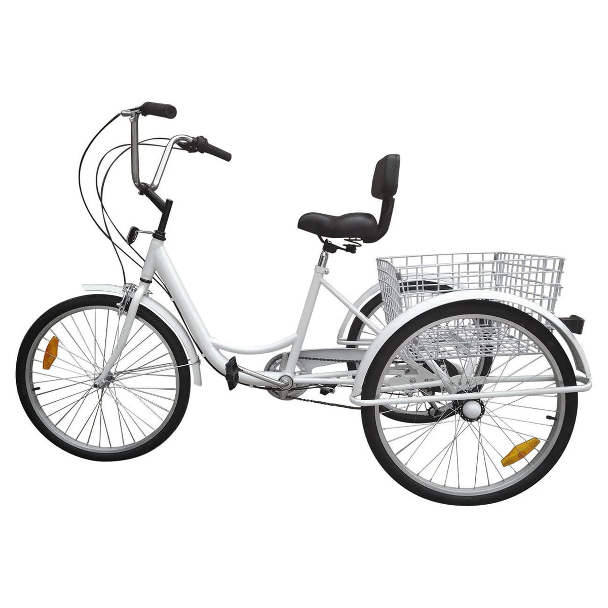 7-Speed Adult 3-Wheel Tricycle with Basket N783
