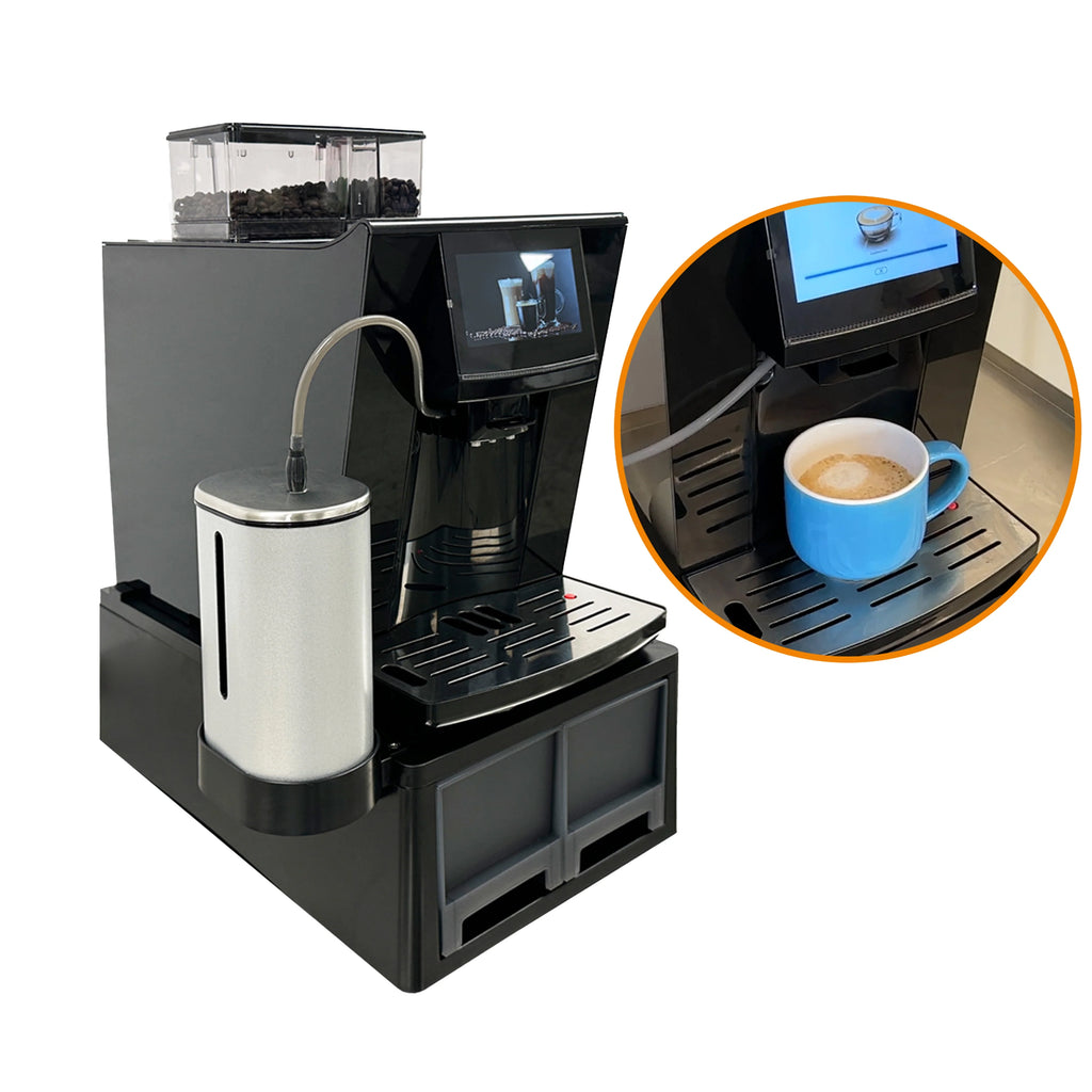 Black 20-Cup Fully Automatic Espresso Coffee Machine O9652