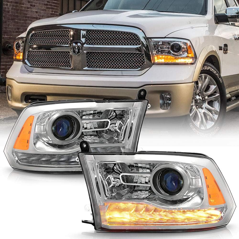 Chrome Headlights Pair Set Left+Right X878073