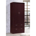 2 Door Mahogany Wardrobe T790