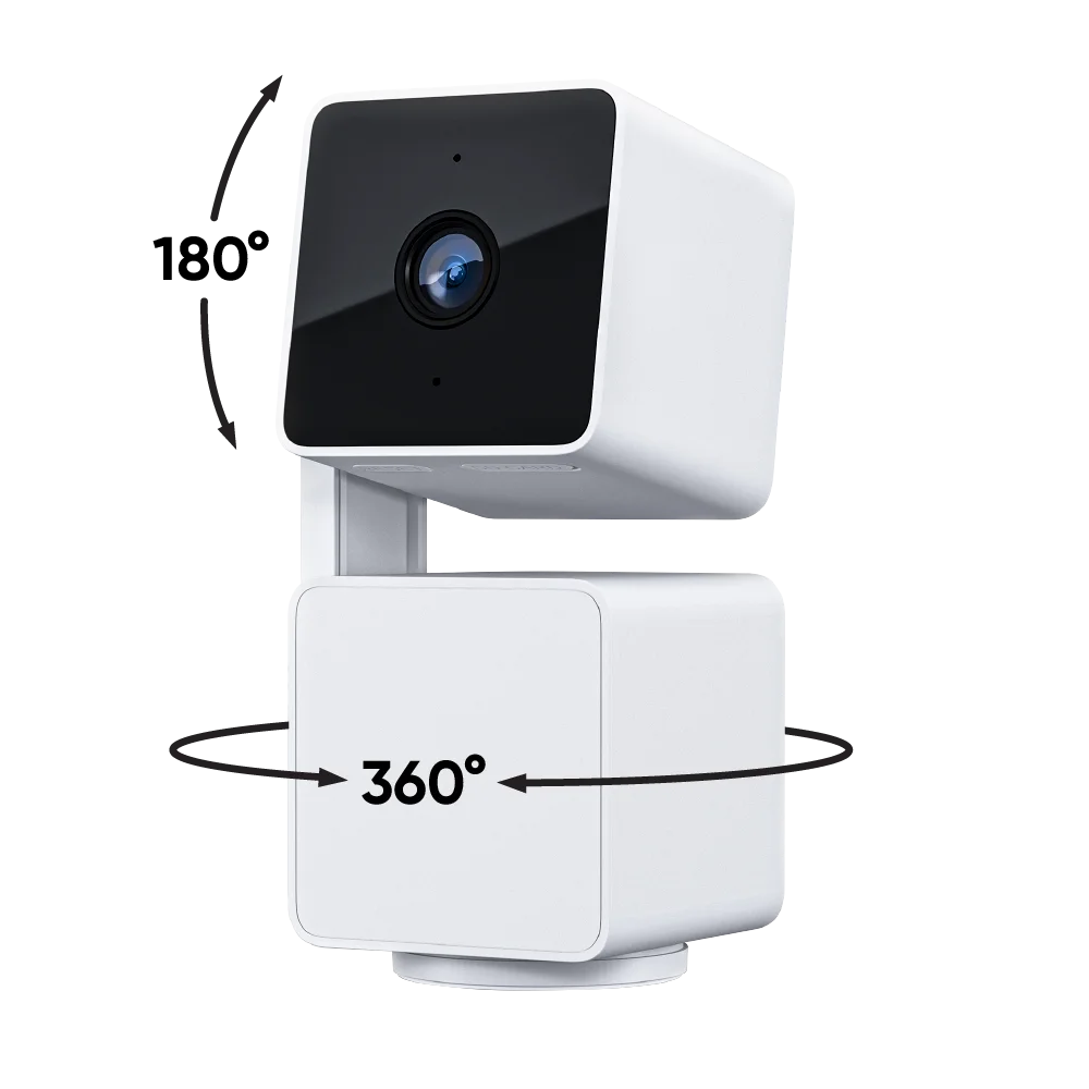 Indoor/Outdoor 1080p Pan/Tilt/Zoom Wi-Fi Security Camera with Color Night Vision, 2-Way Audio, White E8697