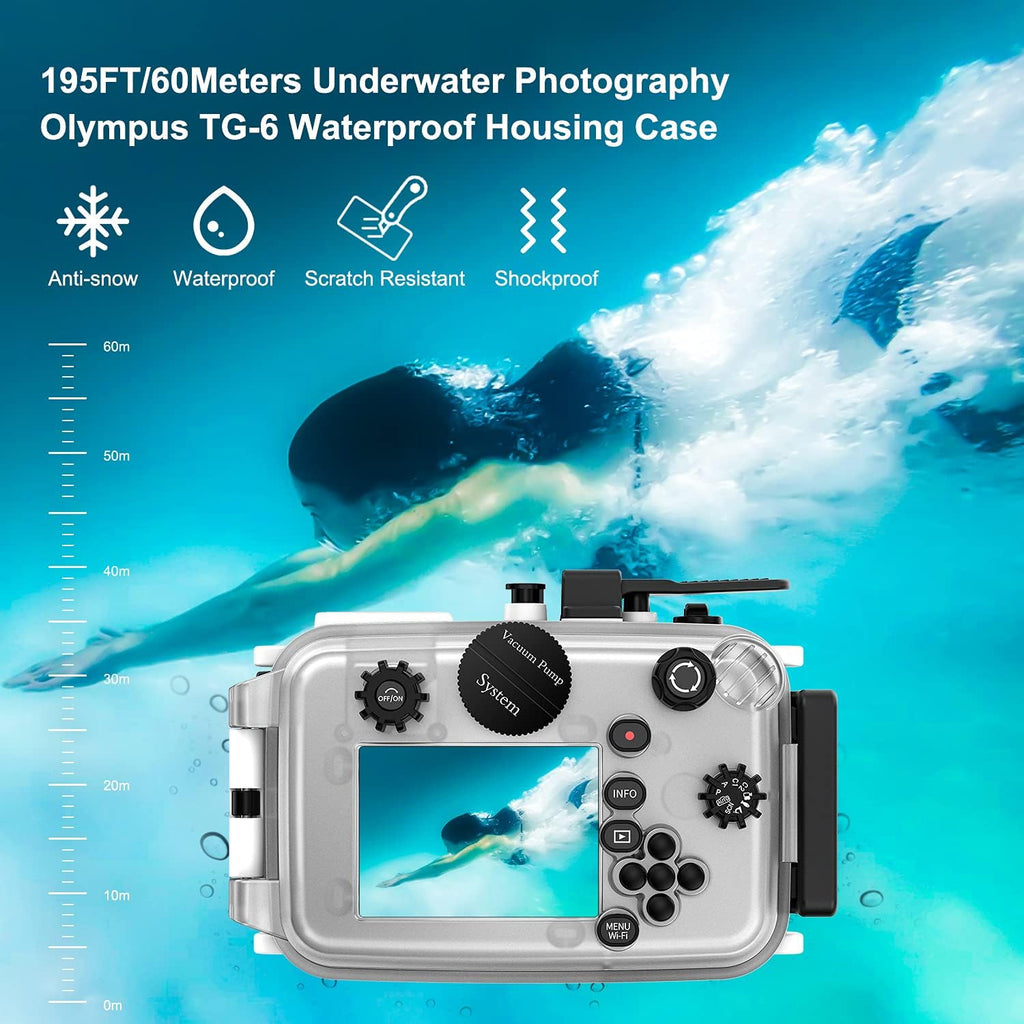 Olympus TG-6 Underwater Housing White N50806