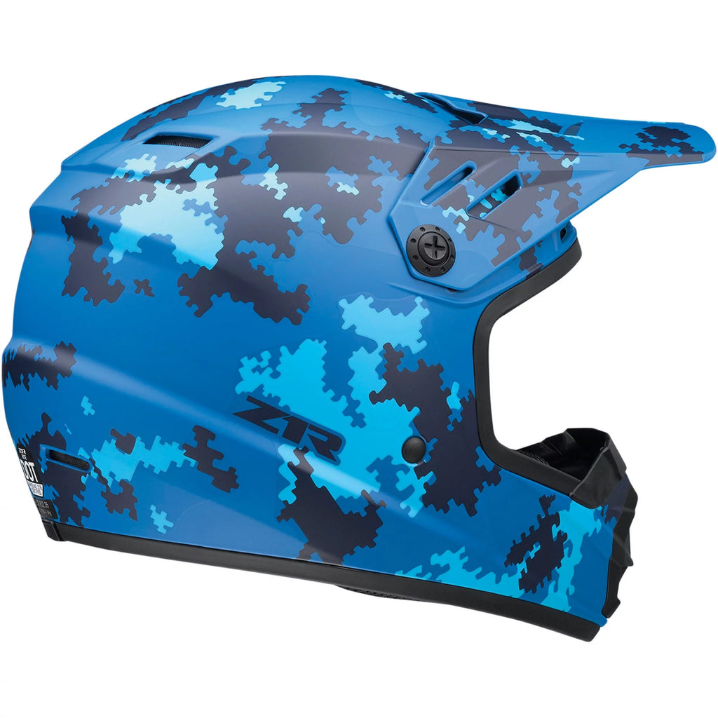 Youth MX Offroad Helmet Blue MD U616807
