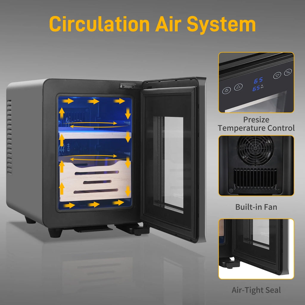 50L Electric Cigar Humidor with Digital Hygrometer I933