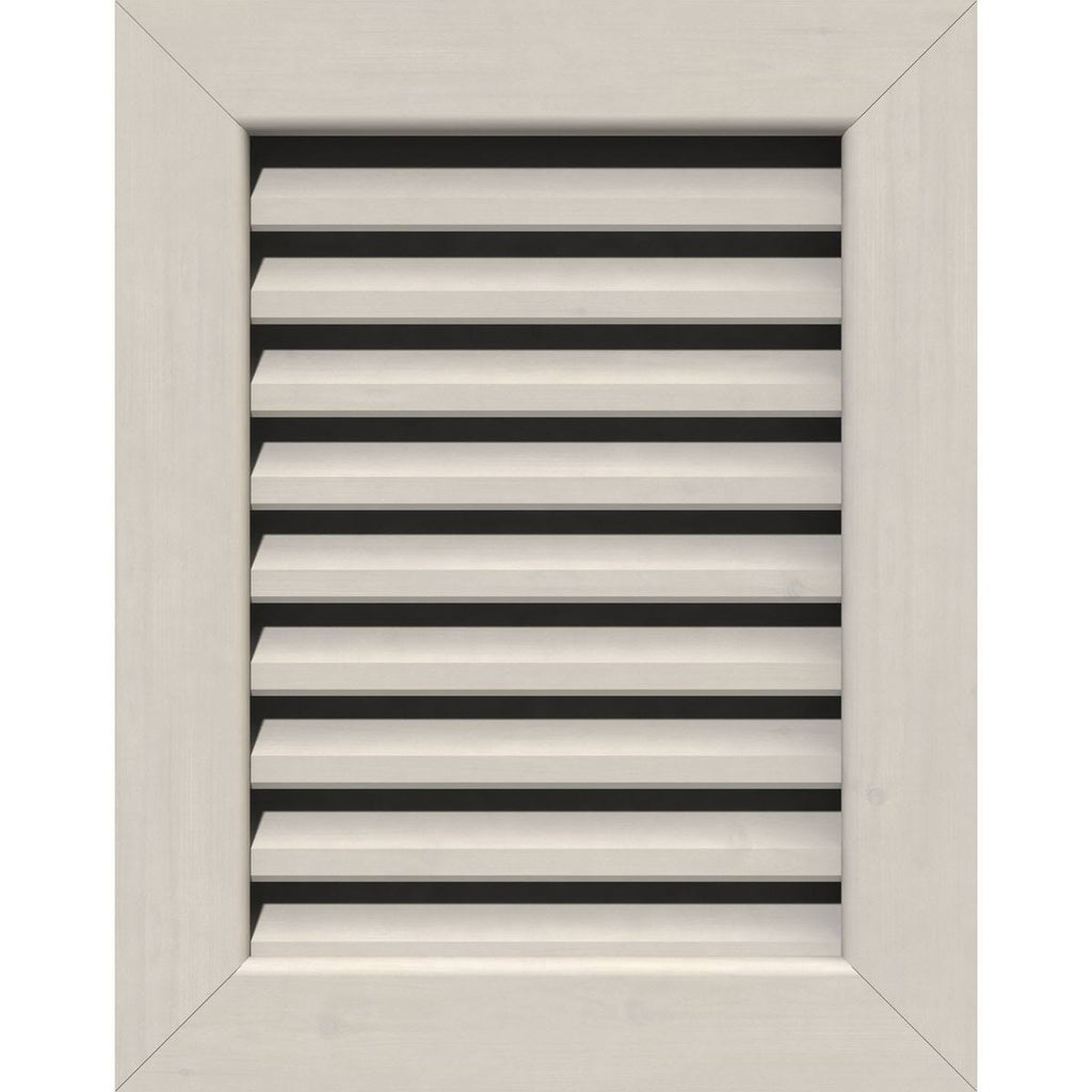 32 inch Vertical Gable Vent, Primed Smooth Western Red Cedar S383437