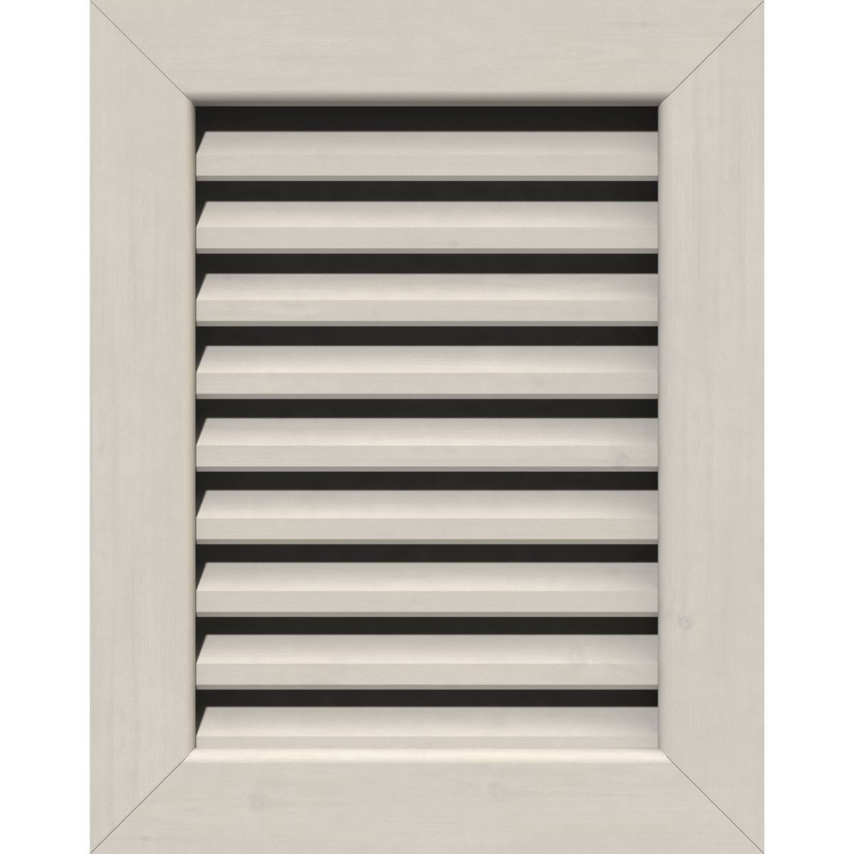 32 inch Vertical Gable Vent, Primed Smooth Western Red Cedar S383437