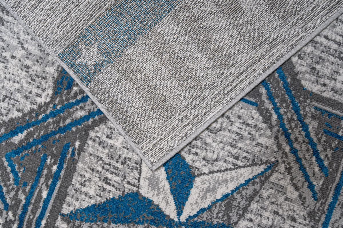 Multicolor 2 ft. x 8 ft. Jute Backing Runner Rug A221