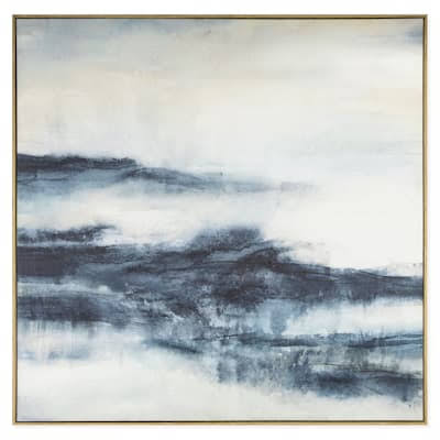 Blue Abstract Canvas Art E666647