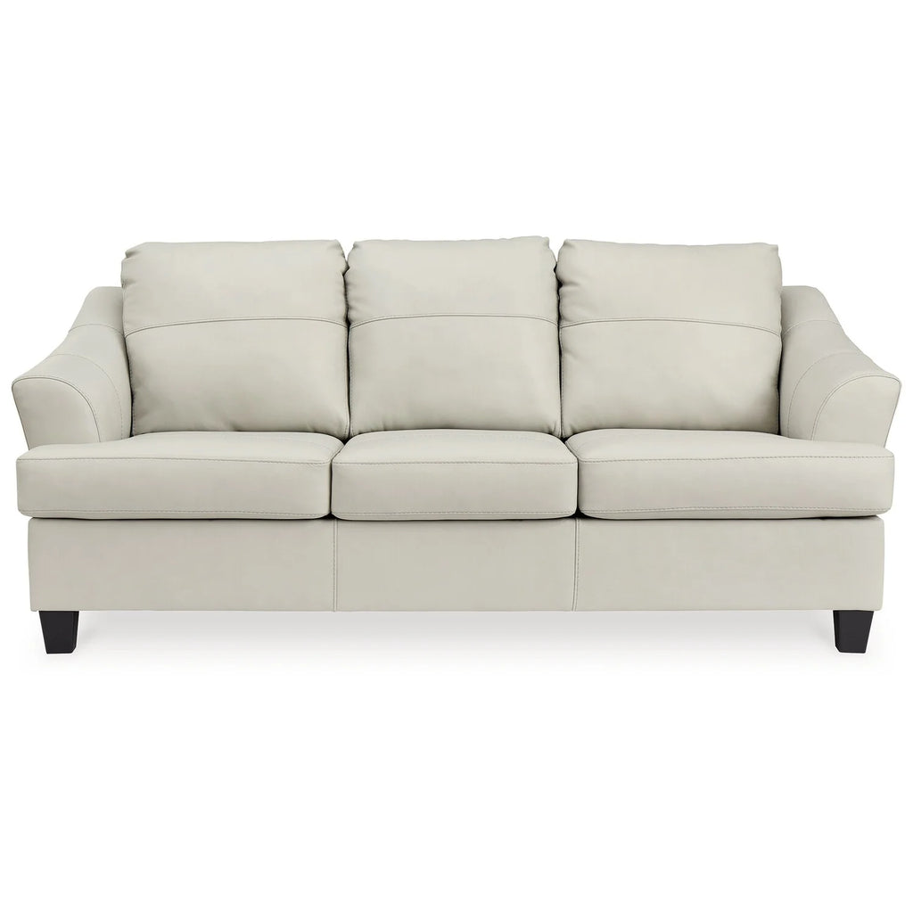 Off White Real Leather Sofa Z8883