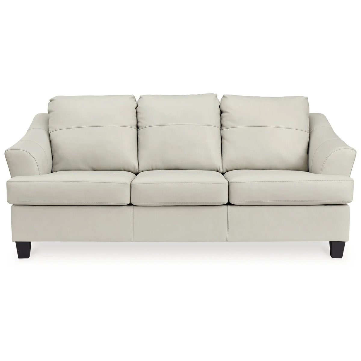 Off White Real Leather Sofa Z8883