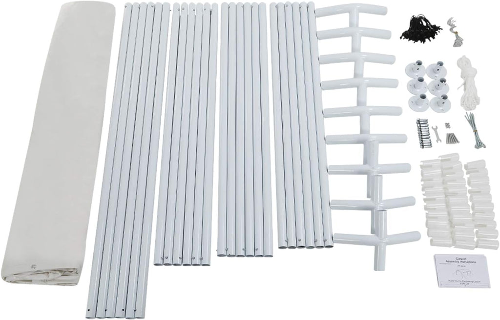 10x20 Canopy Tent Metal Carport R110