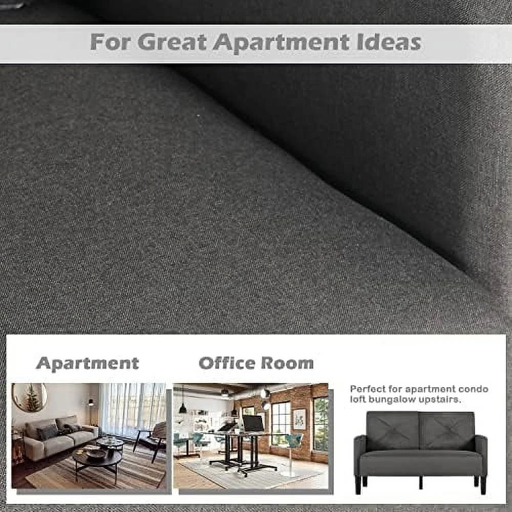 Upholstered Sofa Set with 2 USB Charging Ports W5872