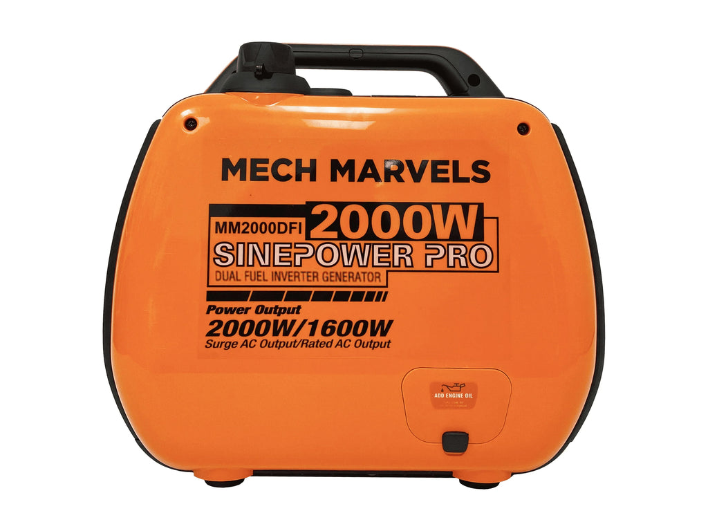 2000 Watt Dual Fuel Portable Inverter Generator Y3209
