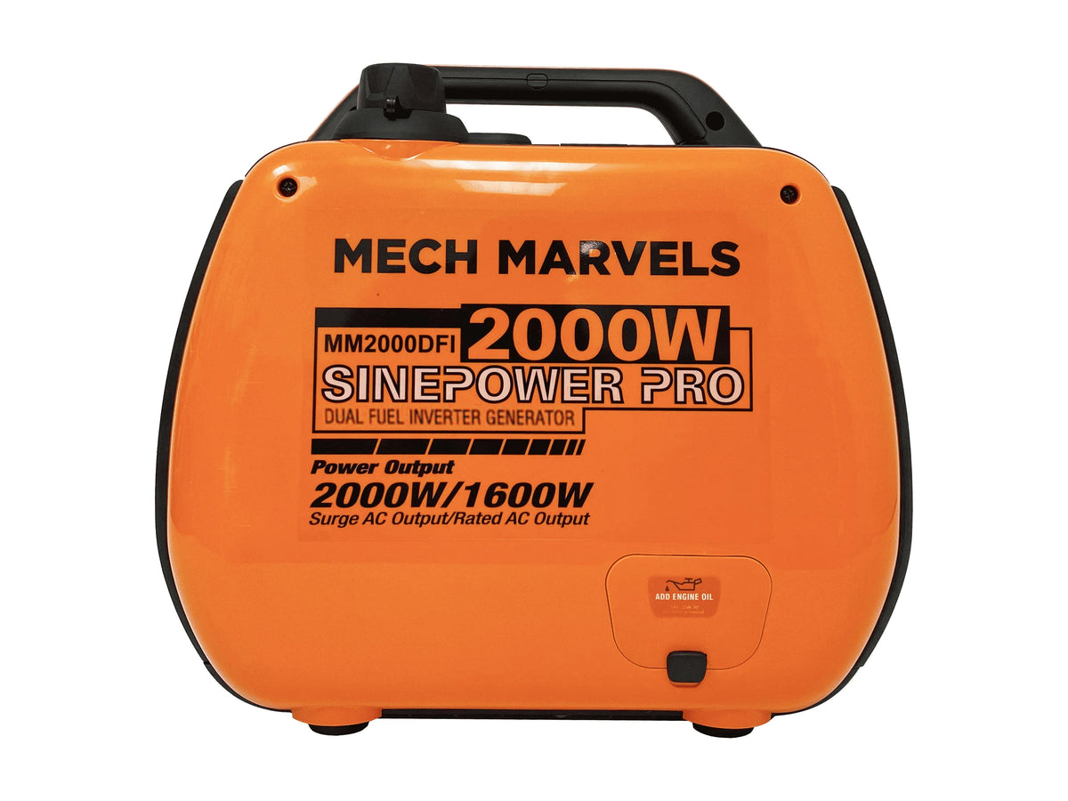 2000 Watt Dual Fuel Portable Inverter Generator Y3209