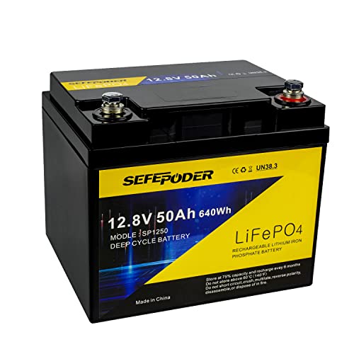 2 Pack 12V 15Ah LiFePO4 Deep Cycle Rechargeable Battery with 16A BMS Q92386