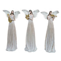 White Christmas Resin Angel Set of 3 T7623