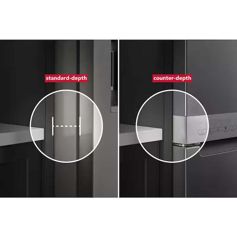 36 in. W Counter-Depth 4-Door Refrigerator W68828