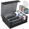 Trading Card Storage Box 1800+ Leather Magnetic Closure T74523