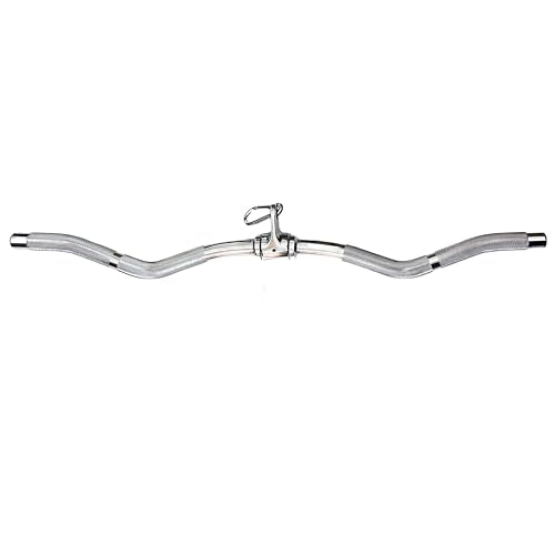 Cable Machine Attachment Curl Pulldown Barbell Revolving Bar L230