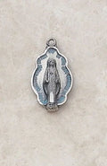 Silver Blue Miraculous Medal D5149