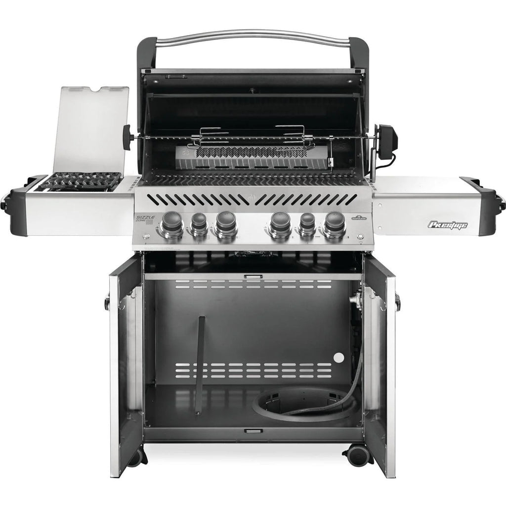 Propane Gas Grill With Infrared Rear Burner And Infrared Side Burner S308422