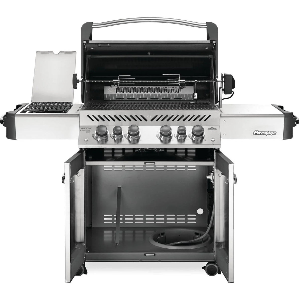 Propane Gas Grill With Infrared Rear Burner And Infrared Side Burner S308422