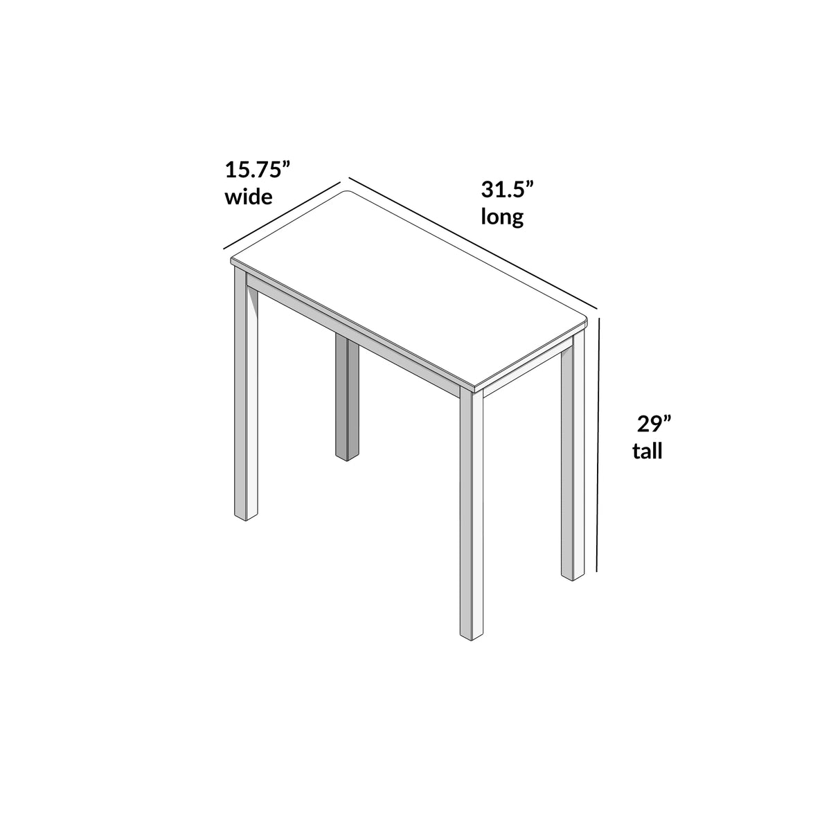 Wood Work Desk L6449