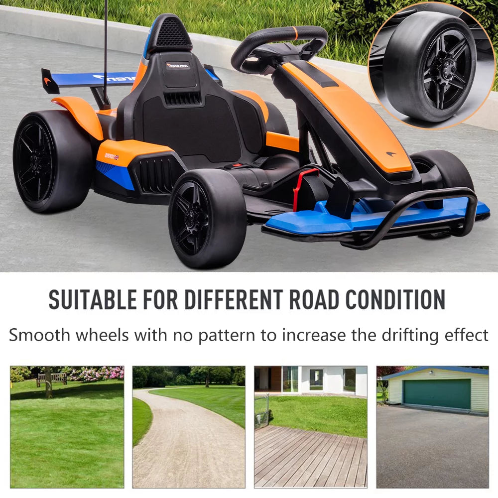 24 V Powered Ride-On with Bluetooth and LED Lights U975