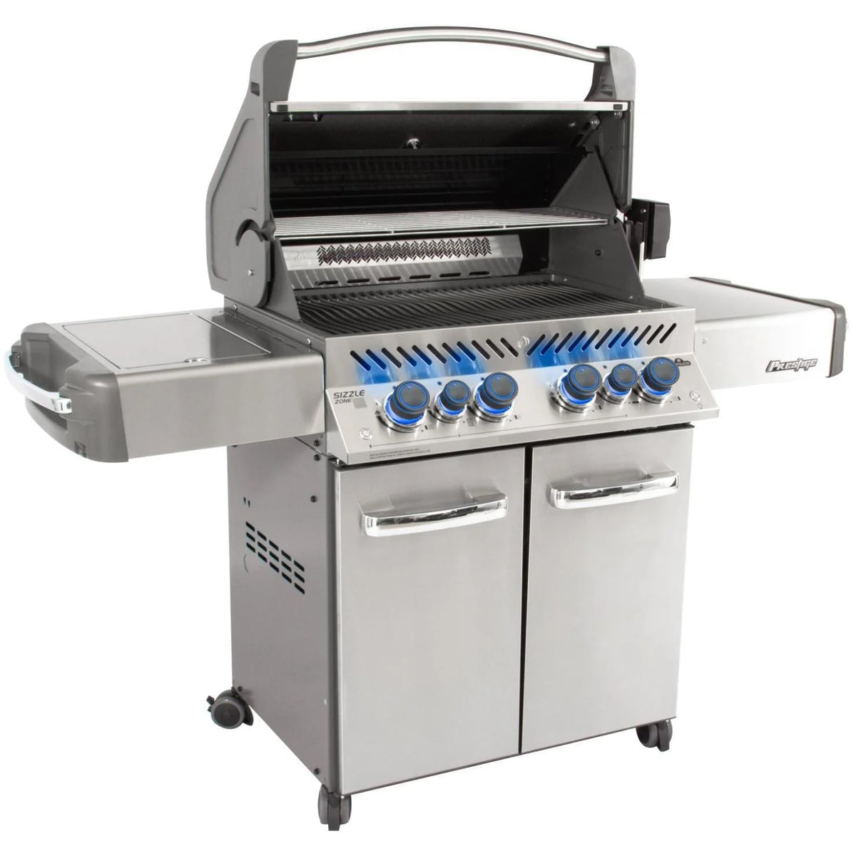 Propane Gas Grill With Infrared Rear Burner And Infrared Side Burner S308422