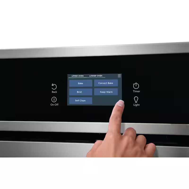 27 in. Double Electric Built-In Wall Oven with Convection in Stainless Steel C56823