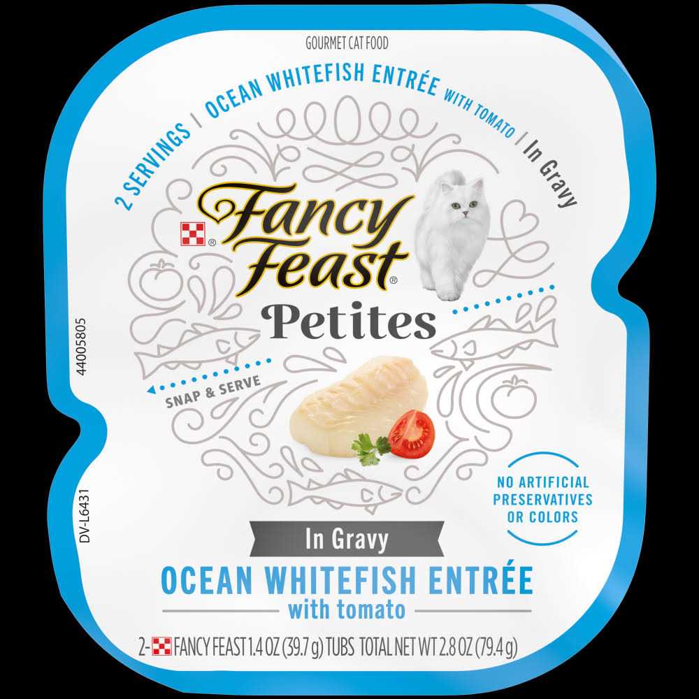 Ocean Whitefish Entree with Tomato in Gravy Wet Cat Food O6516