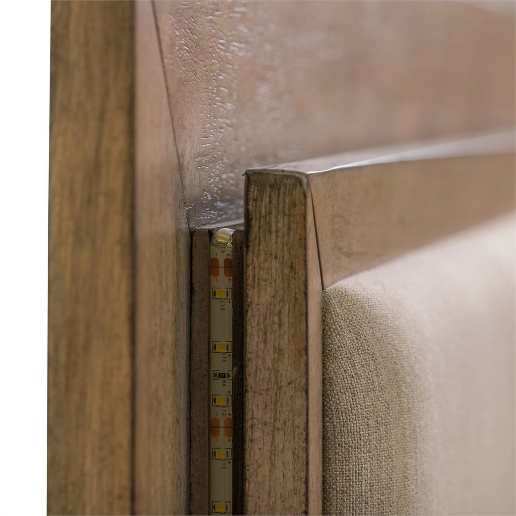 King Upholstered Wood Bed H17147