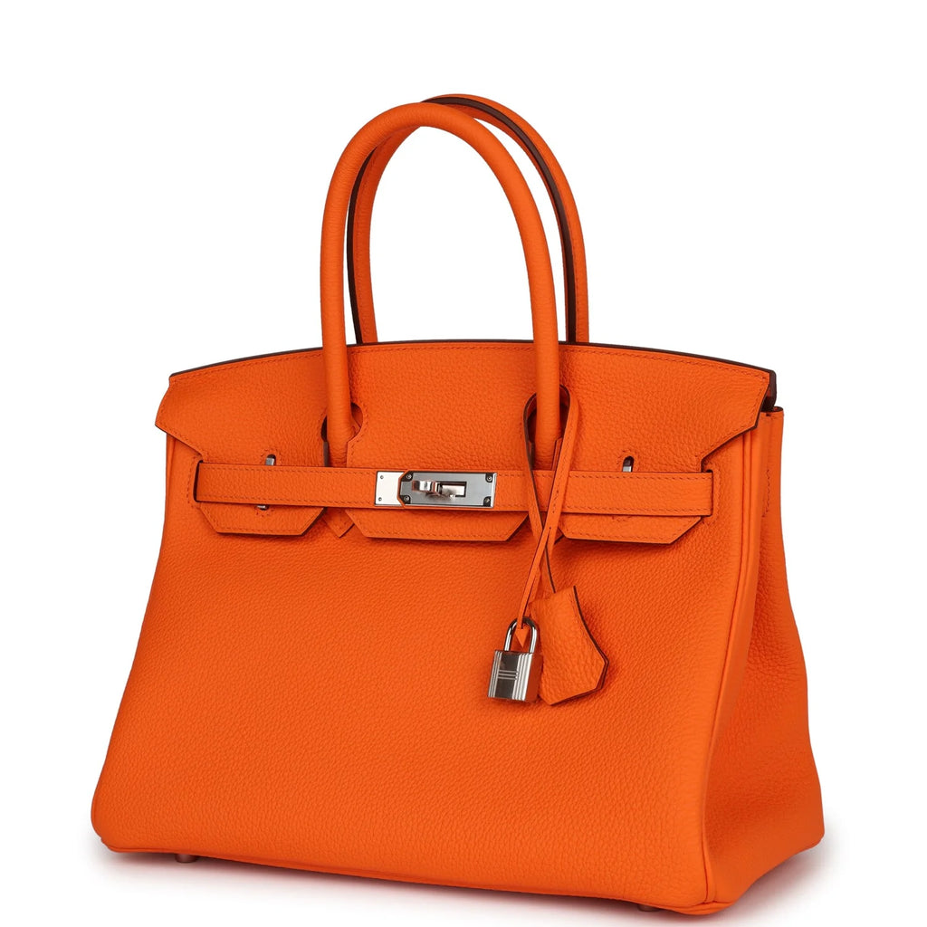Orange Togo Leather Handbag G2389
