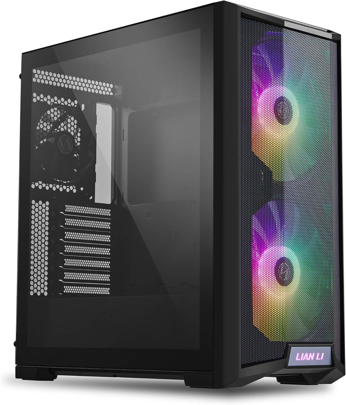 Black Mesh Tempered Glass ATX Case Q76939