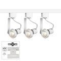 White 3-Light Gimbal Track Kit C170615