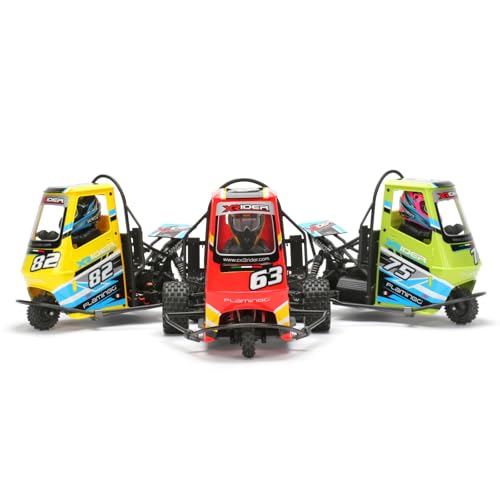 2 in 1 High Speed RC Car Electric Tricycle Motorcycle RTR Drift Yellow O1679