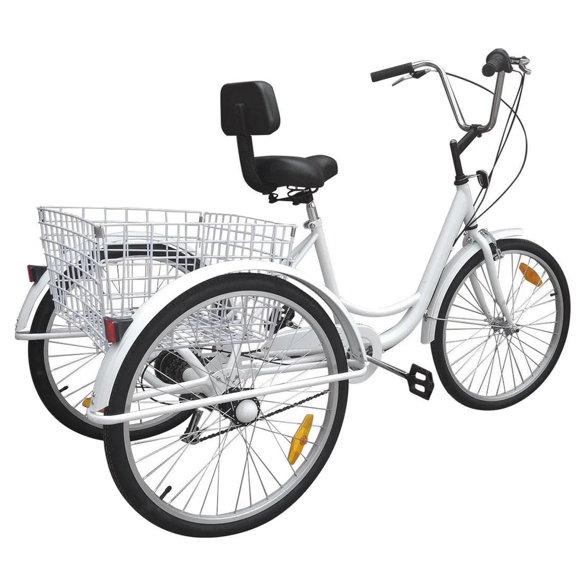 7-Speed Adult 3-Wheel Tricycle with Basket N783