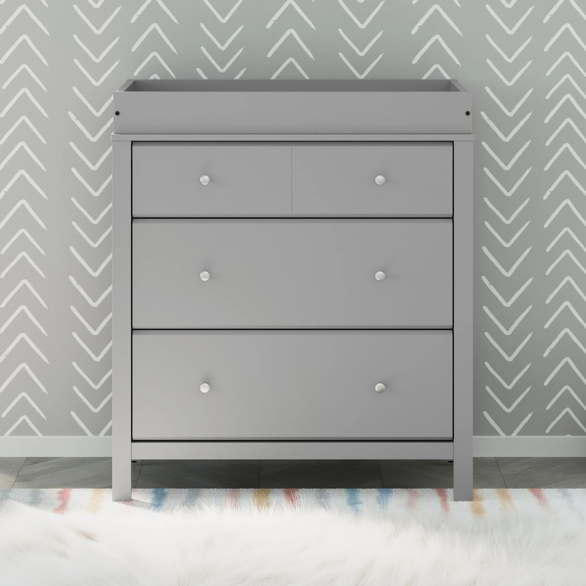 White 3 Drawer Changing Dresser V953632