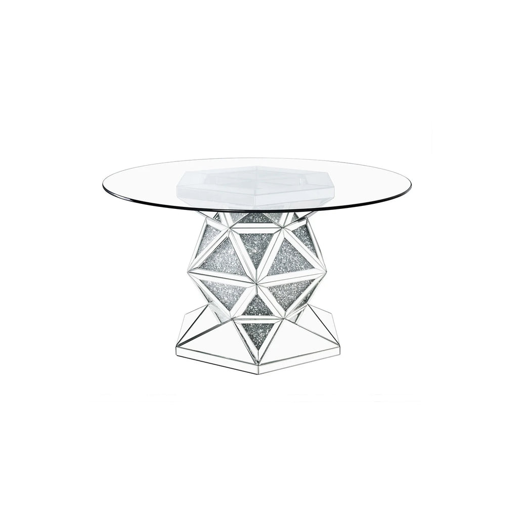 Round Glass Top Dining Table O19272