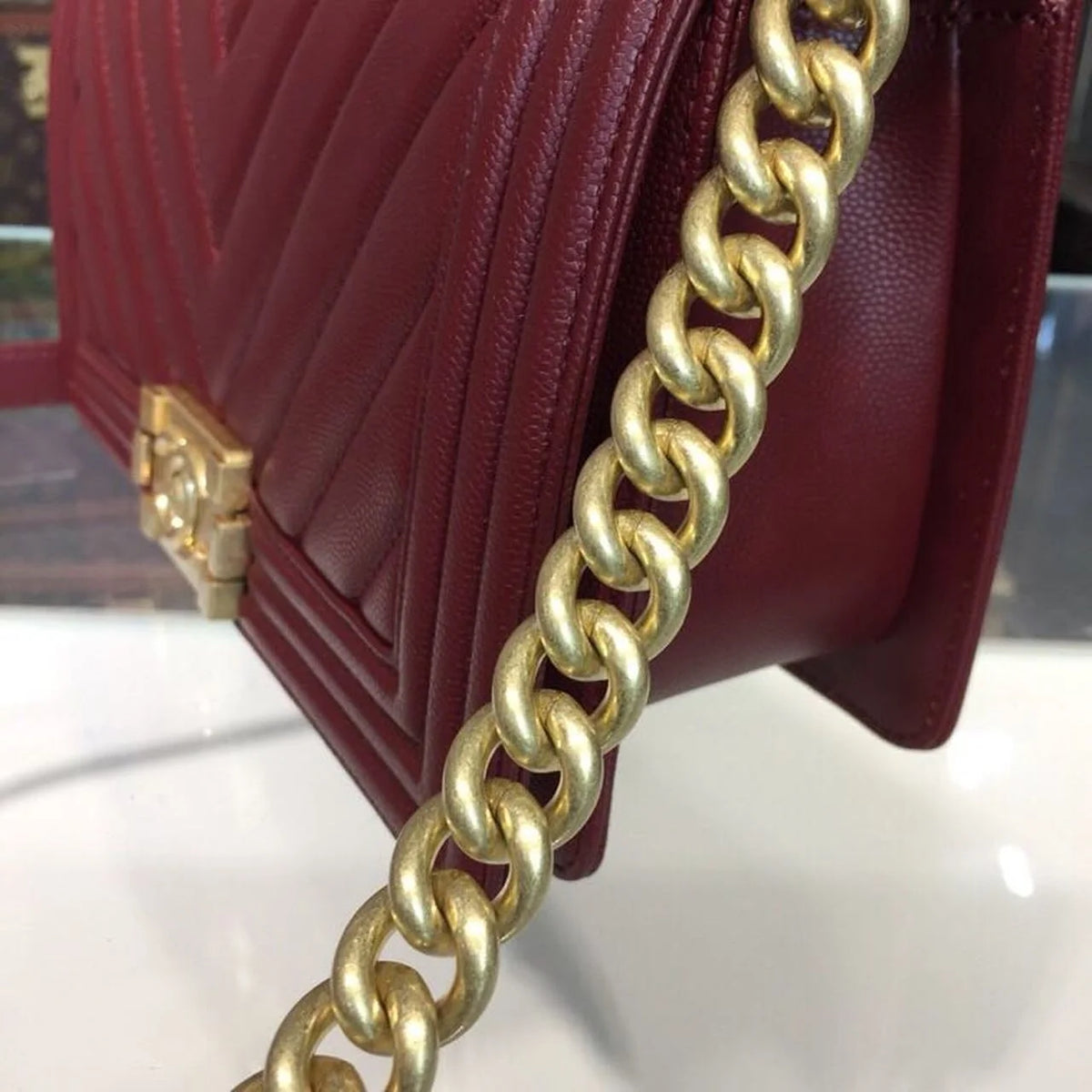Burgundy Shoulder and Crossbody Bag P78165