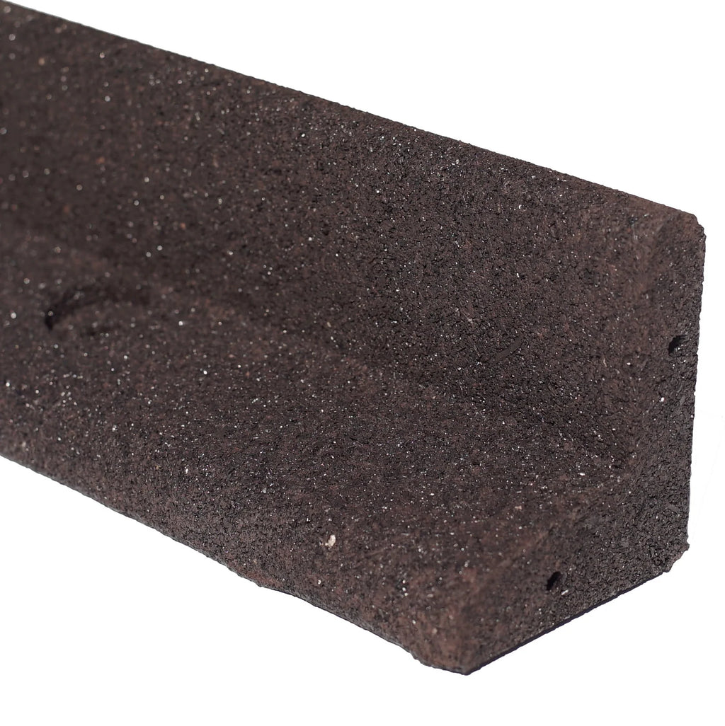 Black Rubber No Dig Landscape Garden Border Edging 3 x 48 Pack 6 R2265