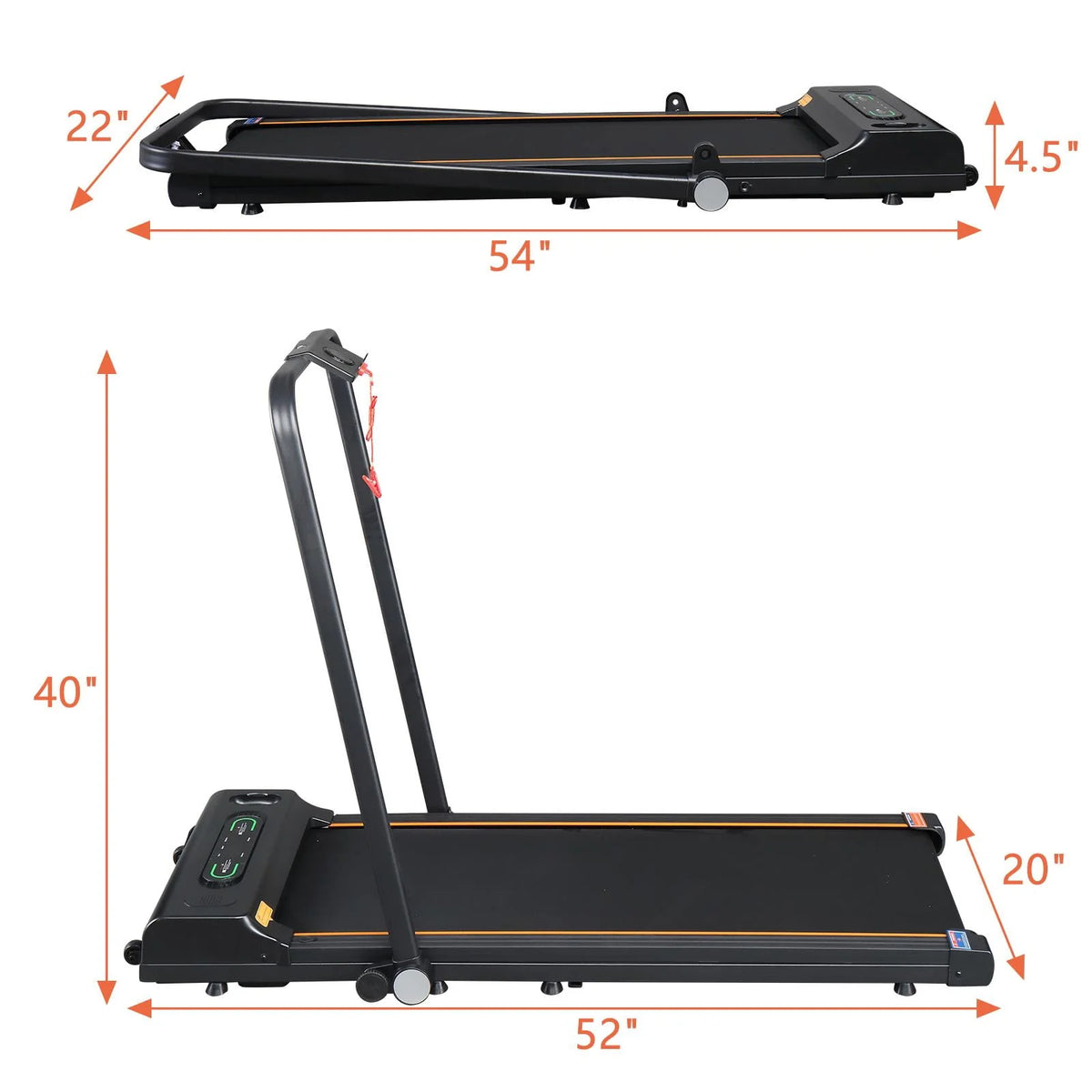 Folding Electric Walking Treadmill C5003