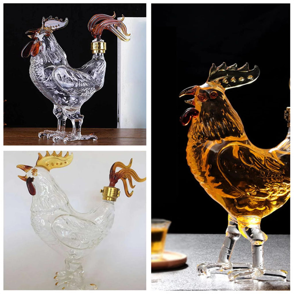 Hand-Blown High Borosilicate Glass Decanters X931513