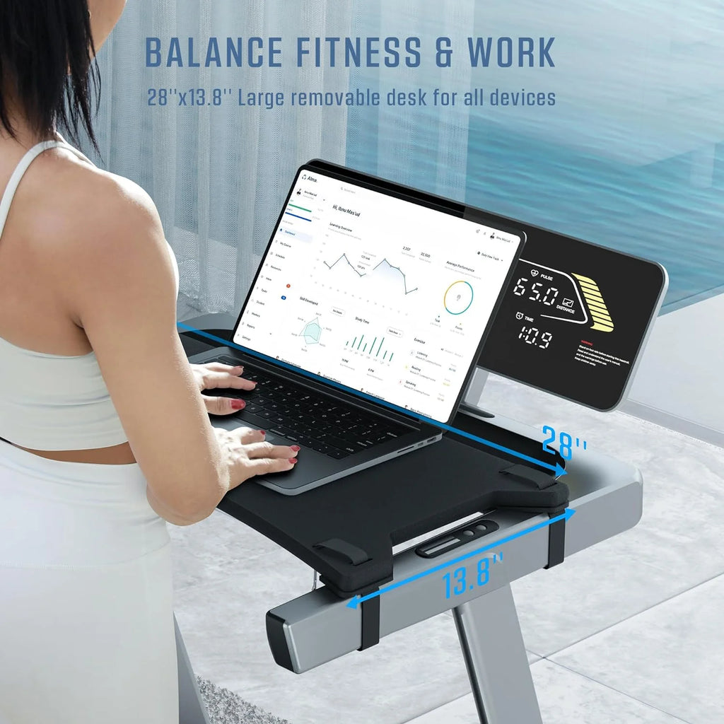 Foldable 2.5 HP Treadmill with Incline I678