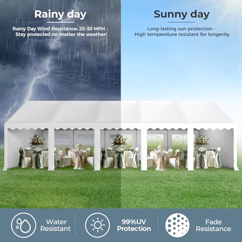 20x40FT Heavy Duty Party Tent with Removable Sidewalls L22687