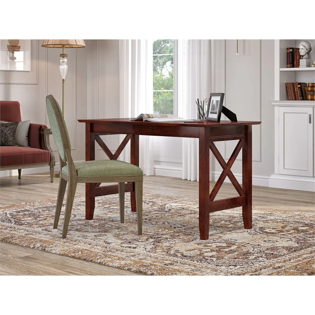 Solid Wood Writing Desk in Walnut G638