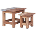 Rustic Wooden Nesting Tables N814797