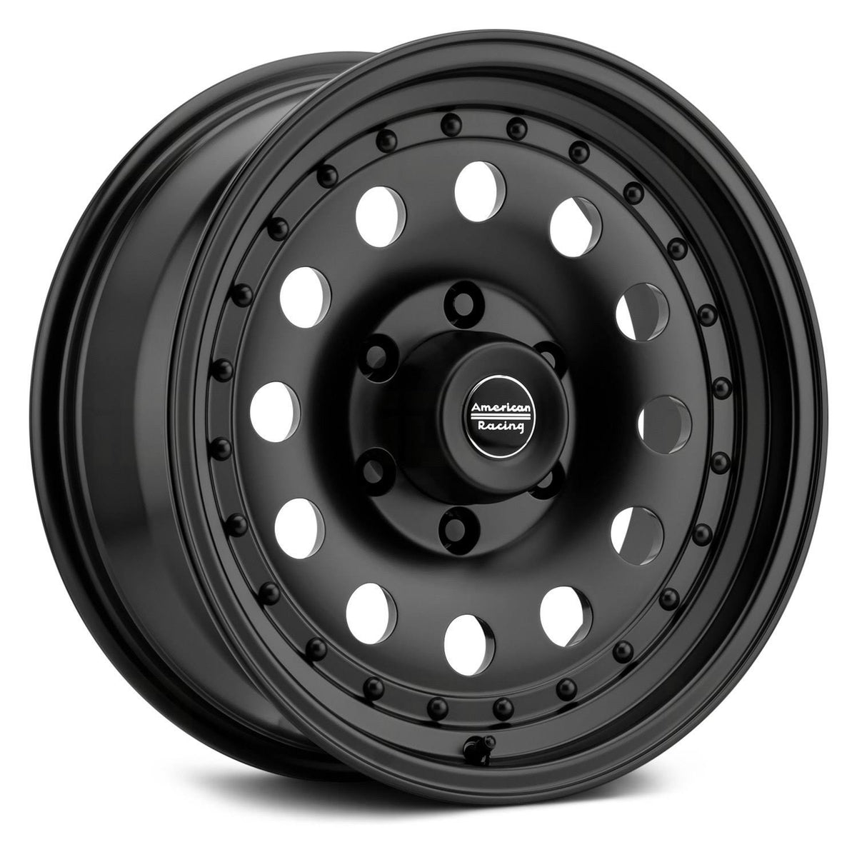 14x7 5x120.65 Satin Black Wheel N822