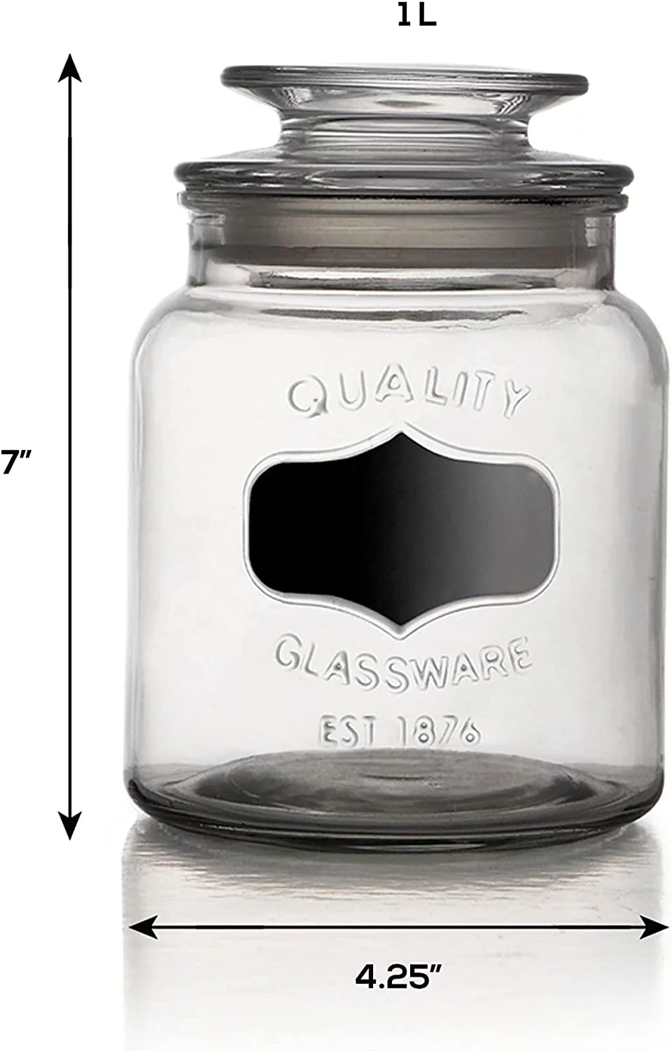 Clear Glass Food Storage Containers Set of 3 J42297