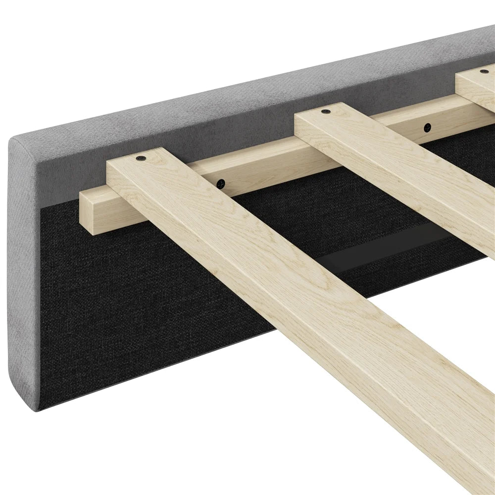 Queen Upholstered Platform Bed with Slat Support B5620
